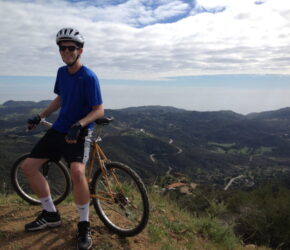 hayden wheatley riding a mountain bike